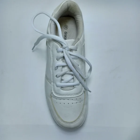 ZairZabar.pk GRACELAND WHITE LACE-UP TRAINERS