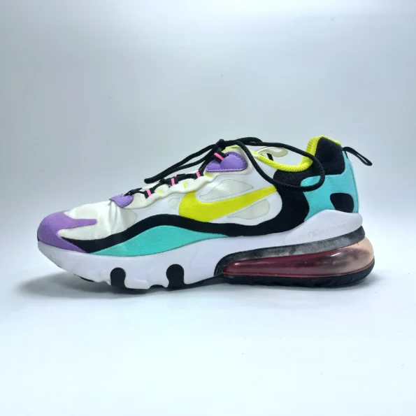 ZairZabar.pk NIKE AIR MAX 270 REACT WHITE/DYNAMIC YELLOW/BLACK